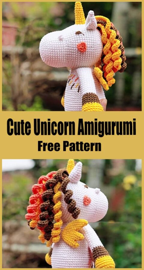 Amigurumi Cute Unicorn Free Pattern