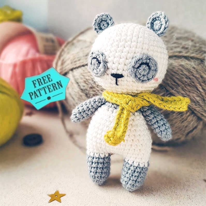 Amigurumi Little Panda Free Pattern 08