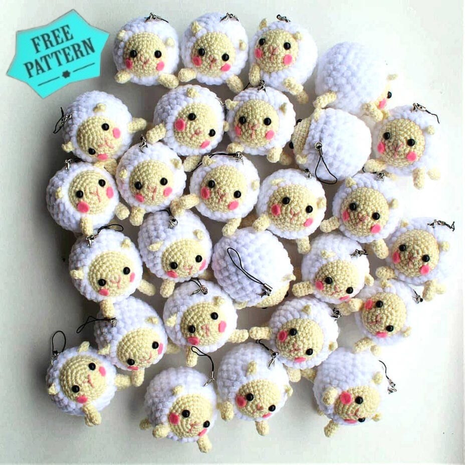 Amigurumi Little Sheeps Free Pattern 64