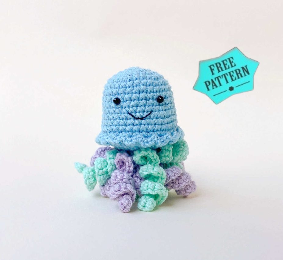 Amigurumi Jellyfish Crochet Free Pattern 150