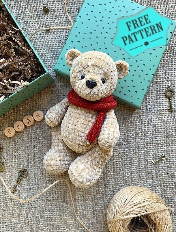 Amigurumi Crochet Teddy Bear Free Pattern 180