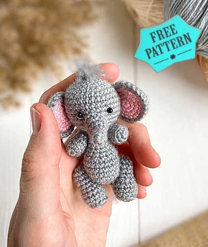 Amigurumi Crochet Elephant Free Pattern 201