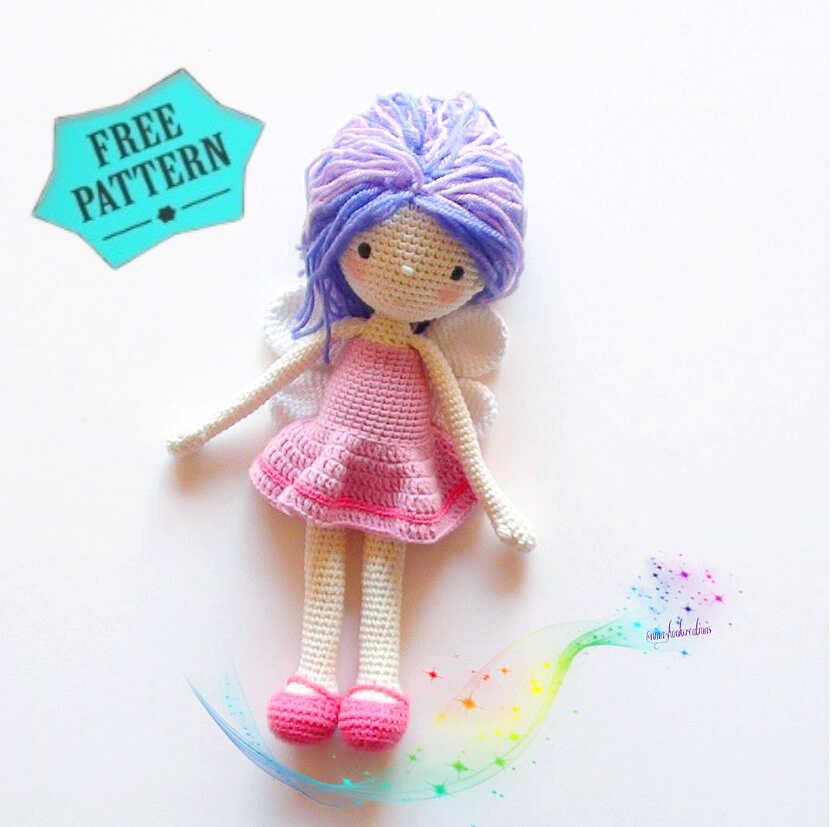 Amigurumi Fairy Crochet Doll Free Pattern 189