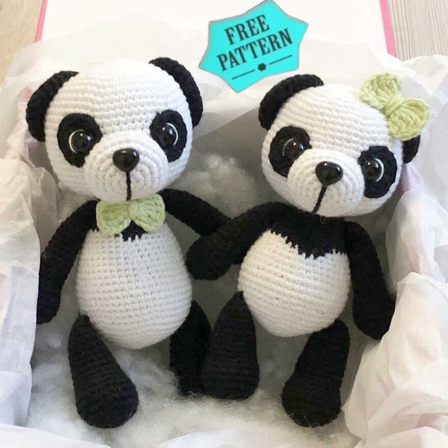 Amigurumi Panda Crochet Free Pattern 190